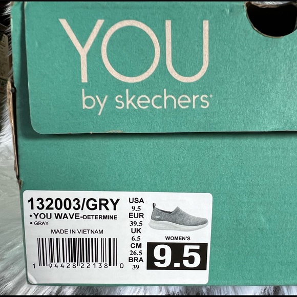 New Skechers Women's Gray You Wave Sneaker - Picture 9 of 9